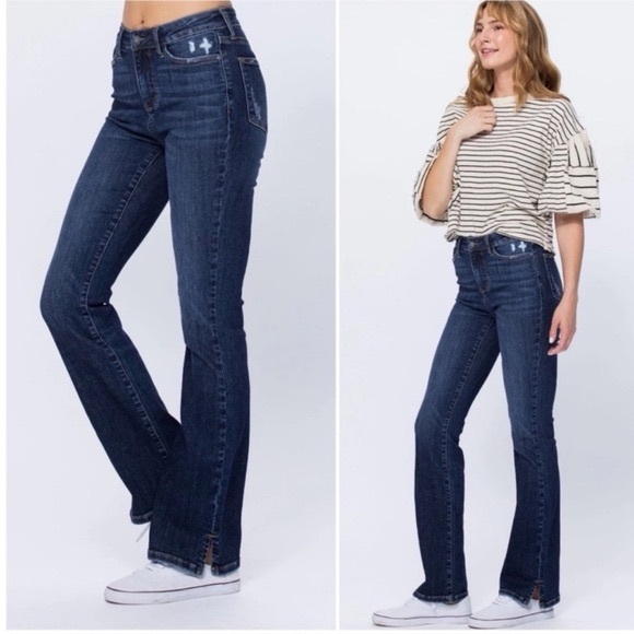 Judy Blue Slim Bootcut Jeans Comfort Stretch Style# JB88290-S Size 18W denim - Picture 1 of 10